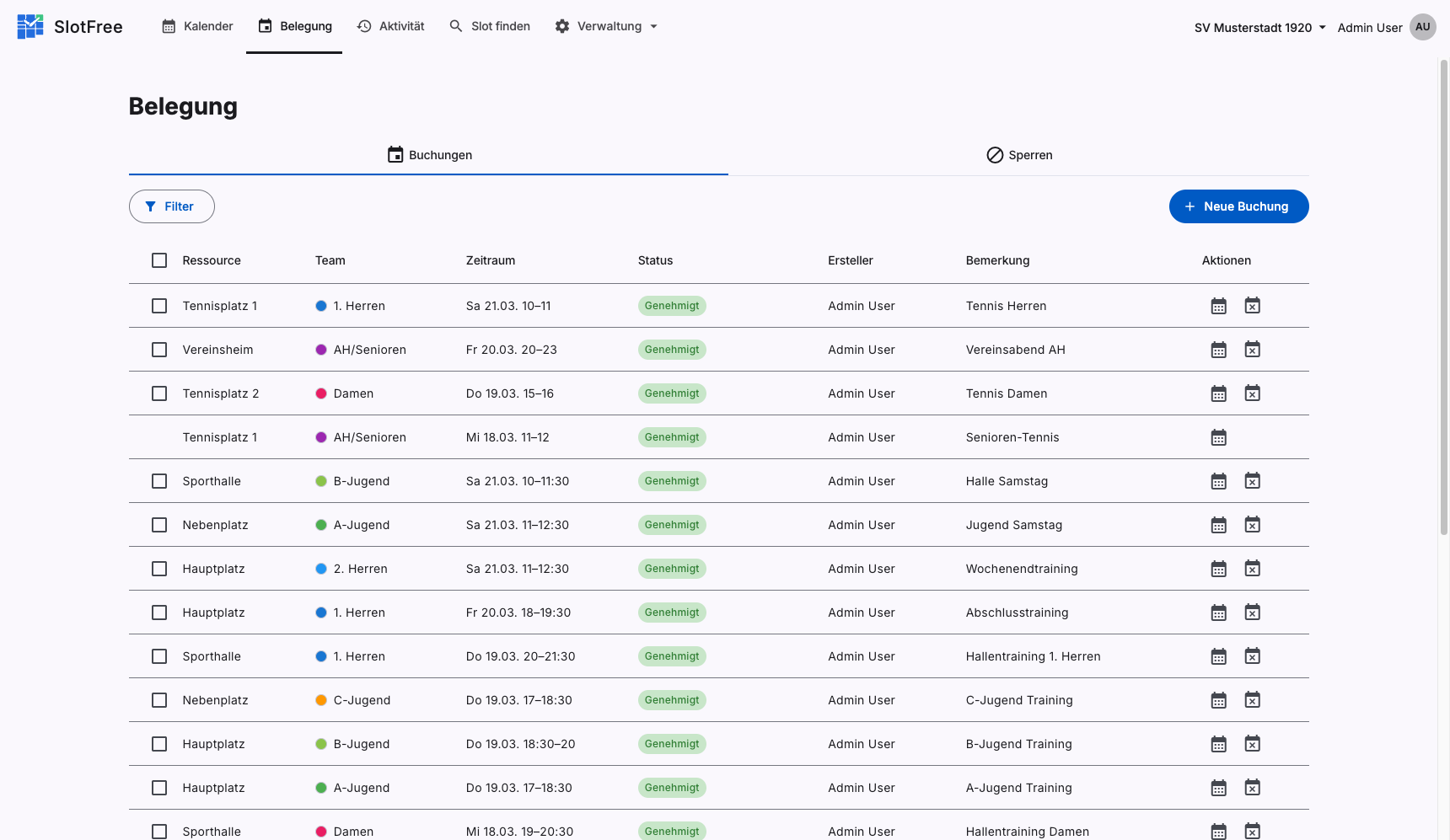 Sportplatzbuchung digital — Warum das der neue Standard wird